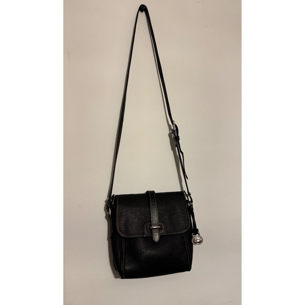 Vintage DOONEY & BOURKE Black Leather Crossbody Bag